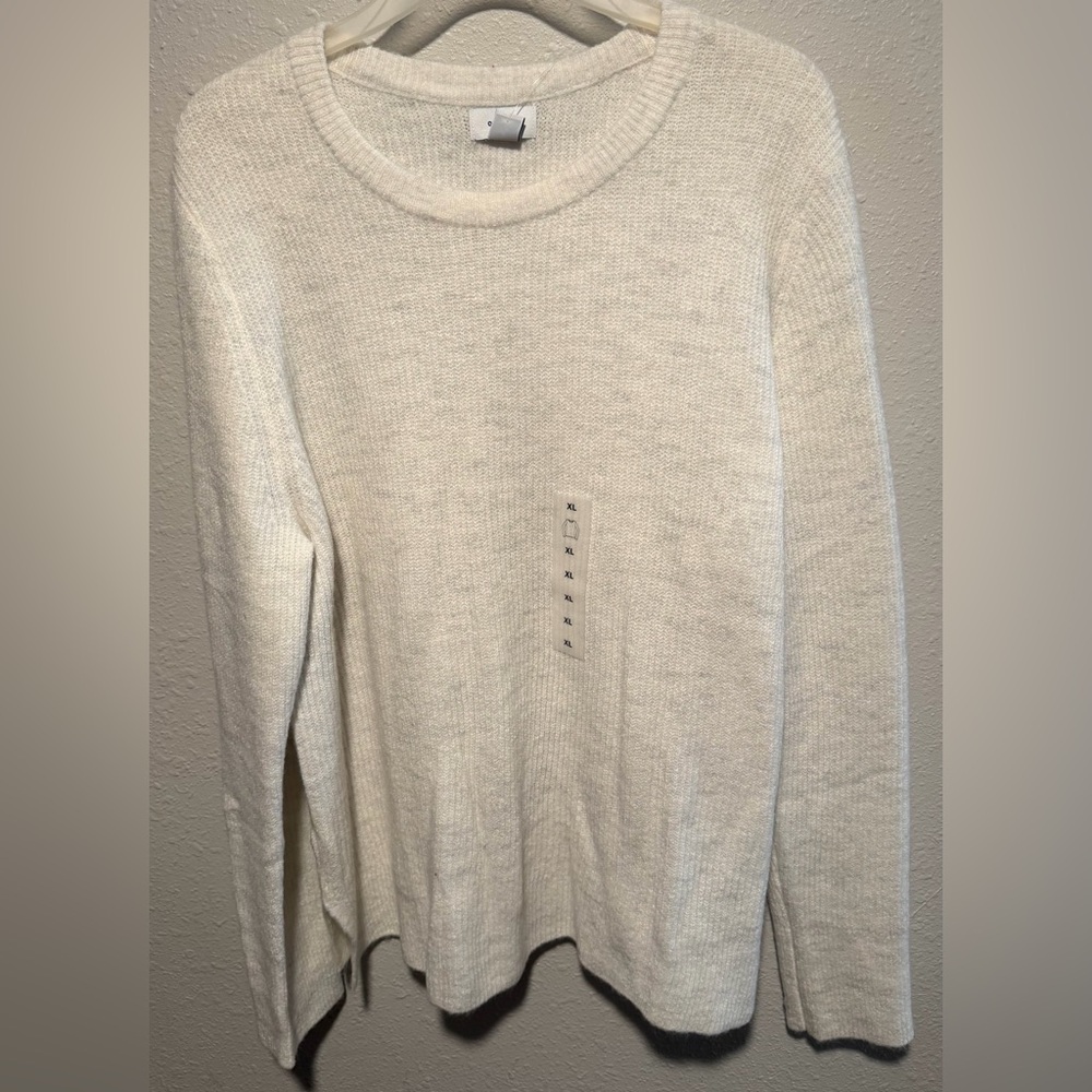 Old Navy Cream Knit Sweater